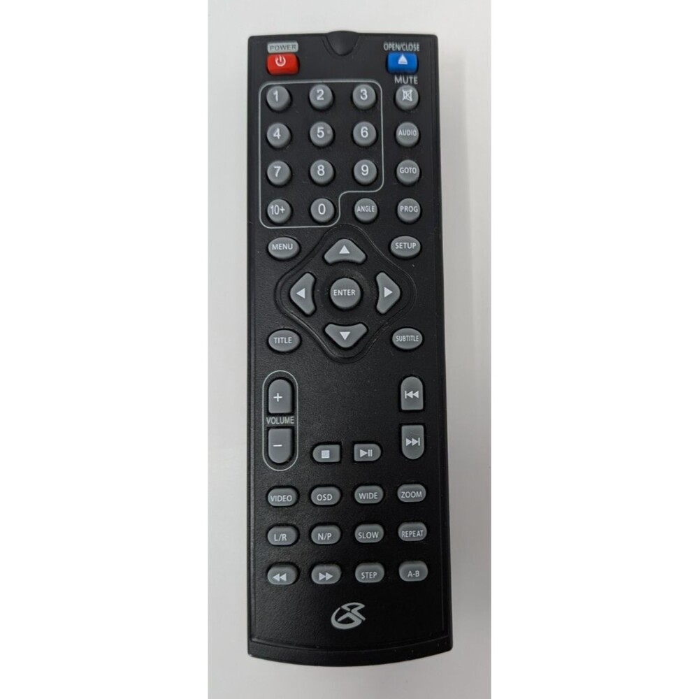 GPX DVD Player Remote Control REM-D202-KH OEM Original Tested Working